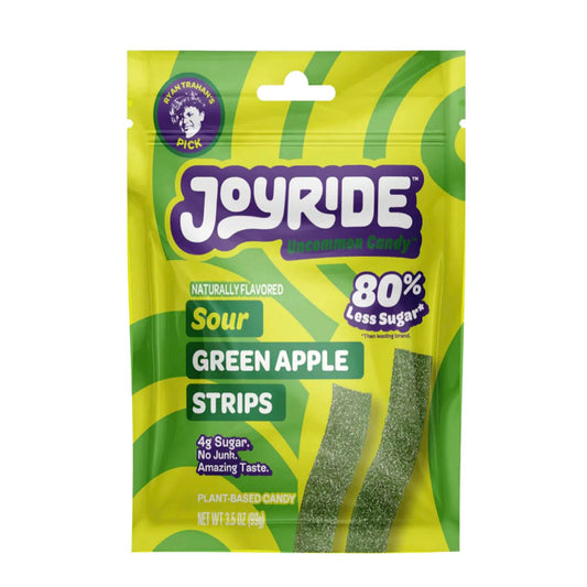 Joyride Sour Green Apple Strips (99g)