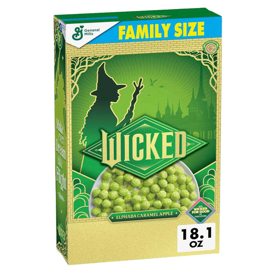 Wicked Elphaba Caramel Apple Cereal Family Size (513g)