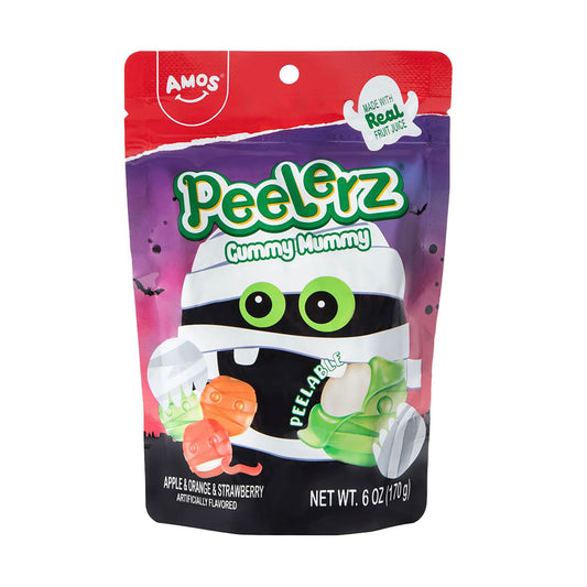 Amos Peelerz Gummy Mummy Apple & Orange & Strawberry (170g)