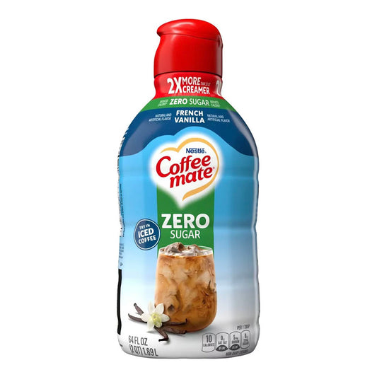 Coffee Mate French Vanilla Zero Sugar Coffee Creamer (64oz)