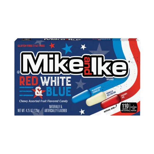 Mike & Ike Red, White & Blue (120g) BB: 05/25