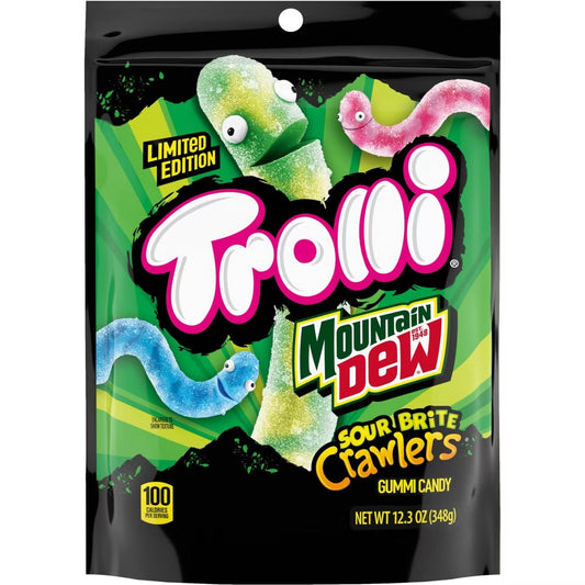 Trolli Sour Brite Crawlers Mountain Dew Limited Edition (348g)