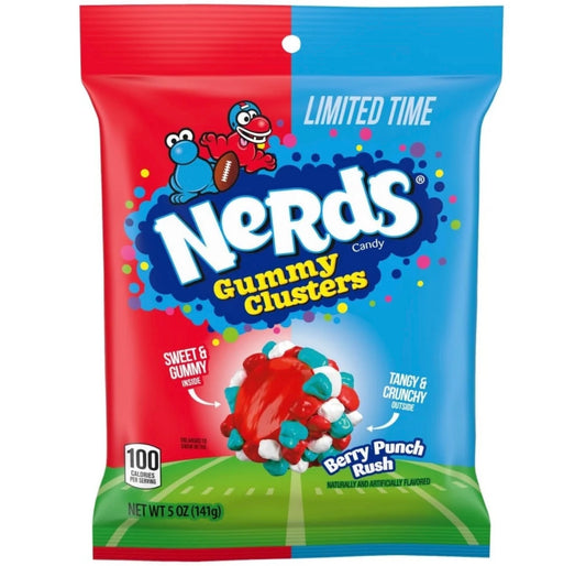 Nerds Gummy Clusters Berry Punch Rush Limited Edition (141g)