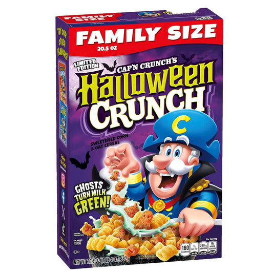 CAP’N CRUNCH Halloween Crunch Limited Edition Cereal Family Size (582g)