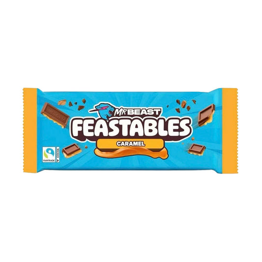 MrBeast Feastables Caramel Chocolate New Bar (60g)