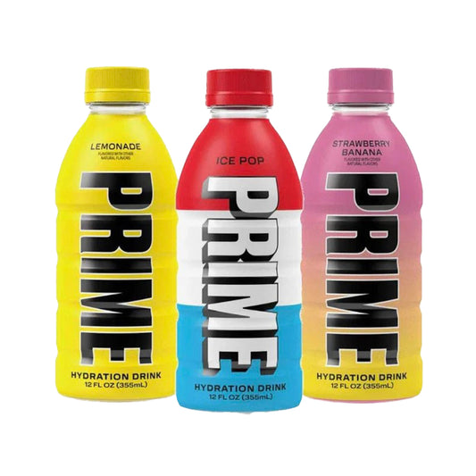 Mini Prime Hydration Ice Pop, Lemonade & Strawberry Banana Bundle