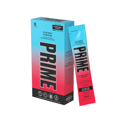 Prime Cherry Freeze Hydration+ Stick 6 Pack