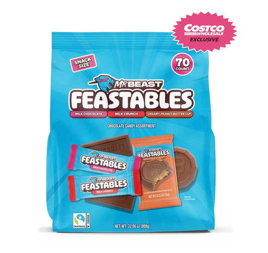 MrBeast Feastables Chocolate Assortment Variety Pack (909g)