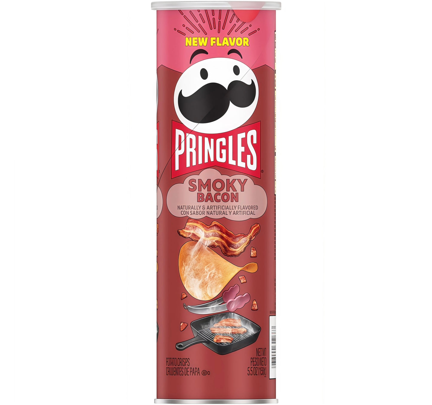 Pringles Smoky Bacon New Flavour (158g)