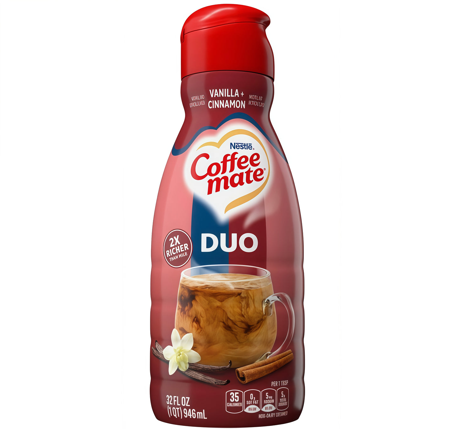 Coffee Mate Vanilla & Cinnamon Duo Coffee Creamer (32oz)