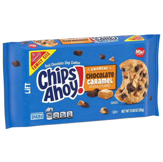 Chips Ahoy Crunchy Chocolate Caramel Family Size (393g)