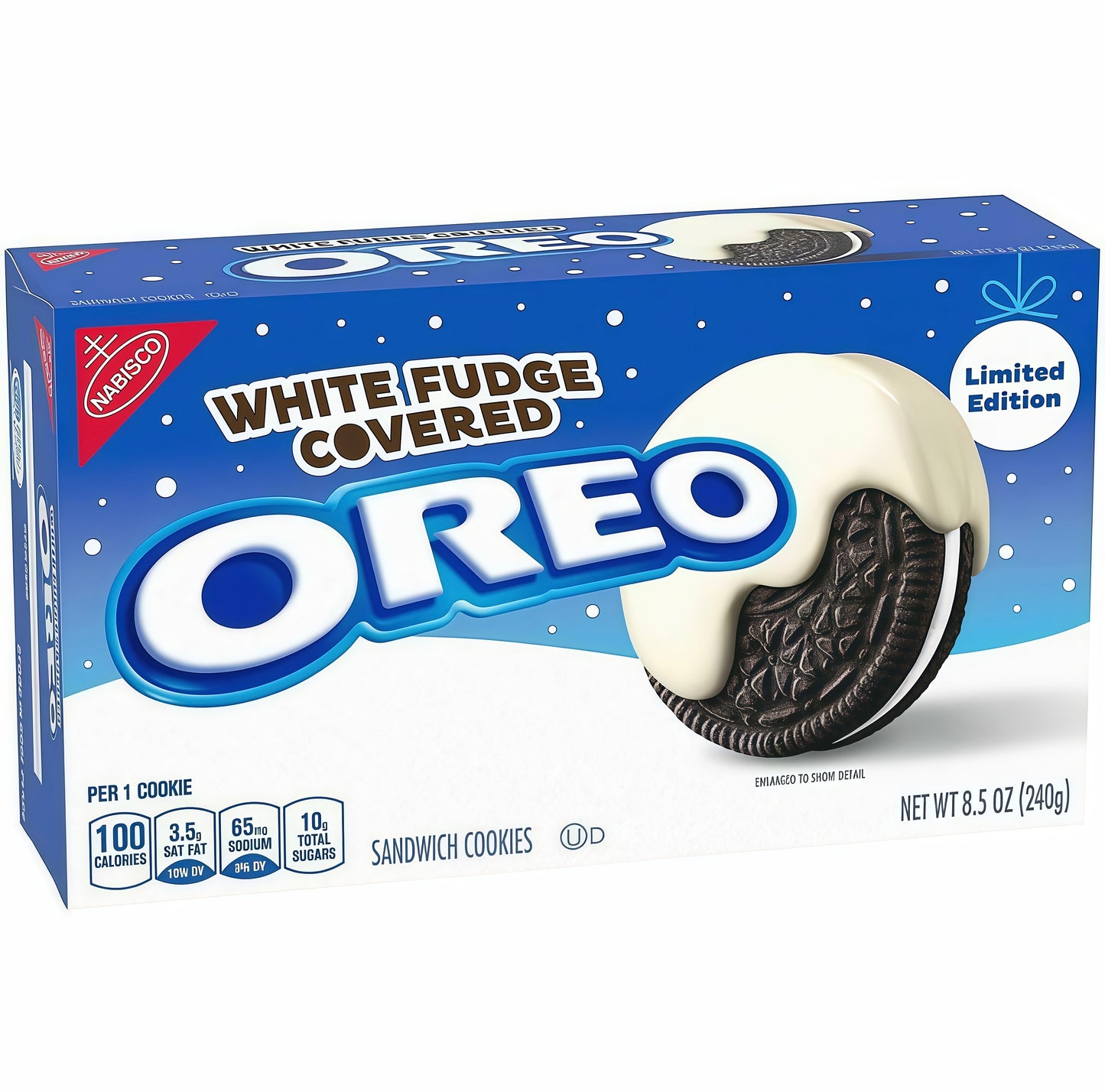 Oreo White Fudge Covered Limited Edition (240g)