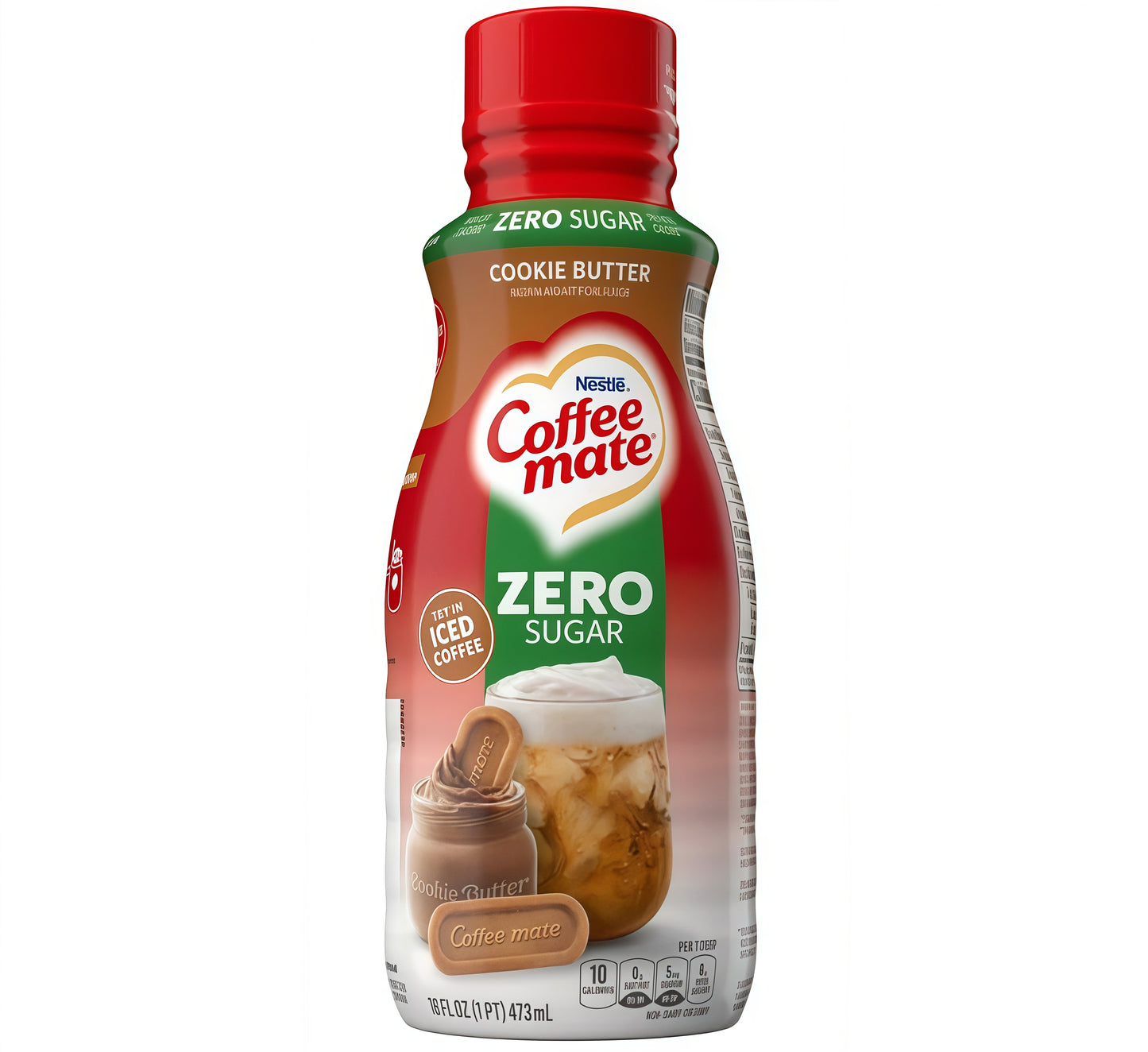 Coffee Mate Cookie Butter Zero Sugar Coffee Creamer (16oz)