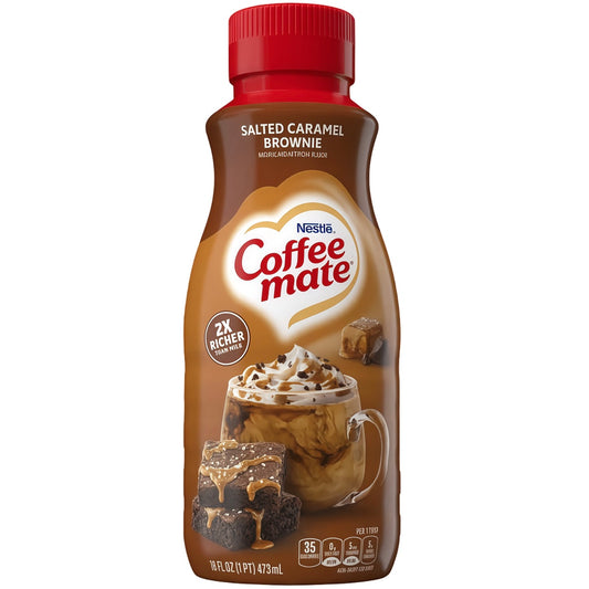Coffee Mate Salted Caramel Brownie Coffee Creamer (16oz)