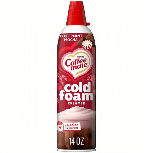 Coffee Mate Cold Foam Peppermint Mocha Creamer (14oz)