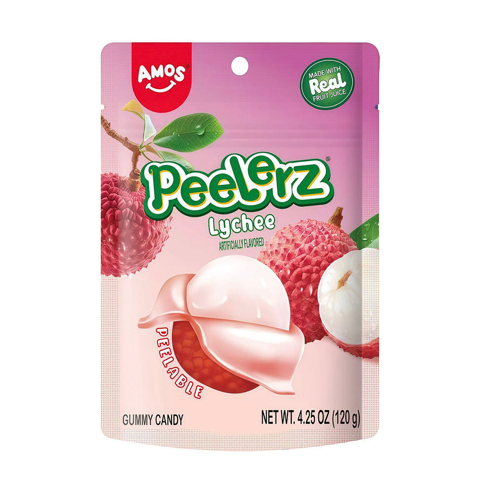 Amos Peelerz Gummy Lychee (120g)
