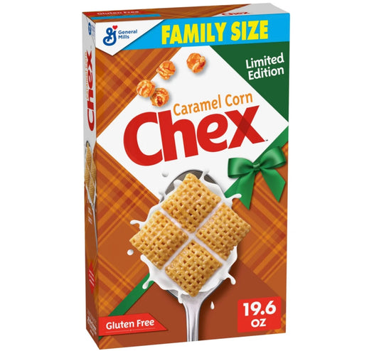 Chex Caramel Corn Limited Edition Cereal Family Size (555g)