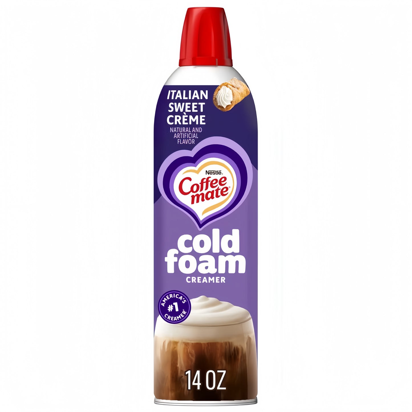 Coffee Mate Cold Foam Italian Sweet Crème Creamer (14oz)