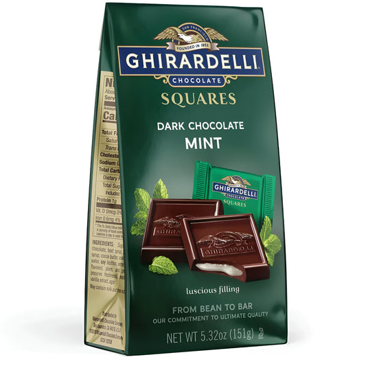 Ghirardelli Squares Dark Chocolate Mint (151g)