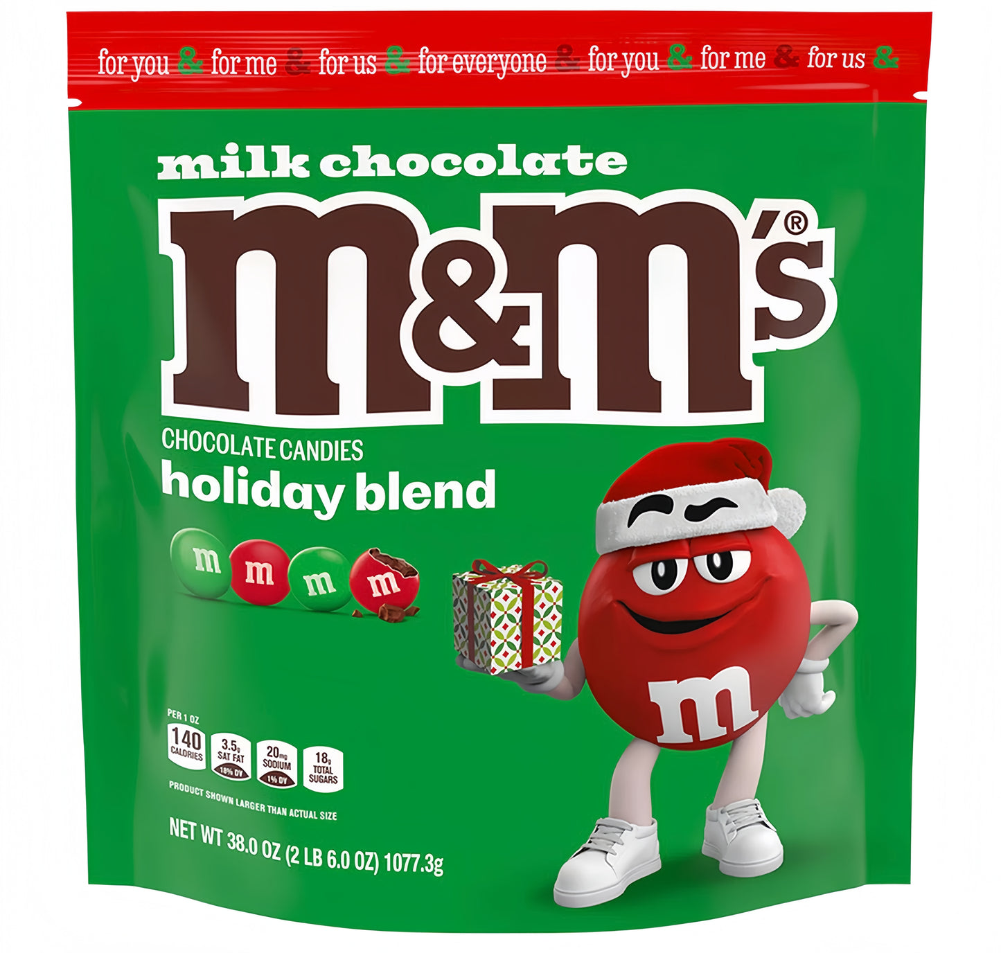 M&M Milk Chocolate Holiday Blend (1077.3g)