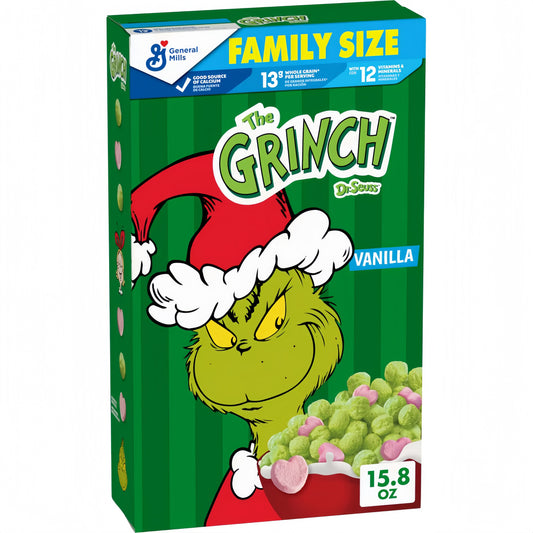 The Grinch Vanilla Cereal Family Size (447g)