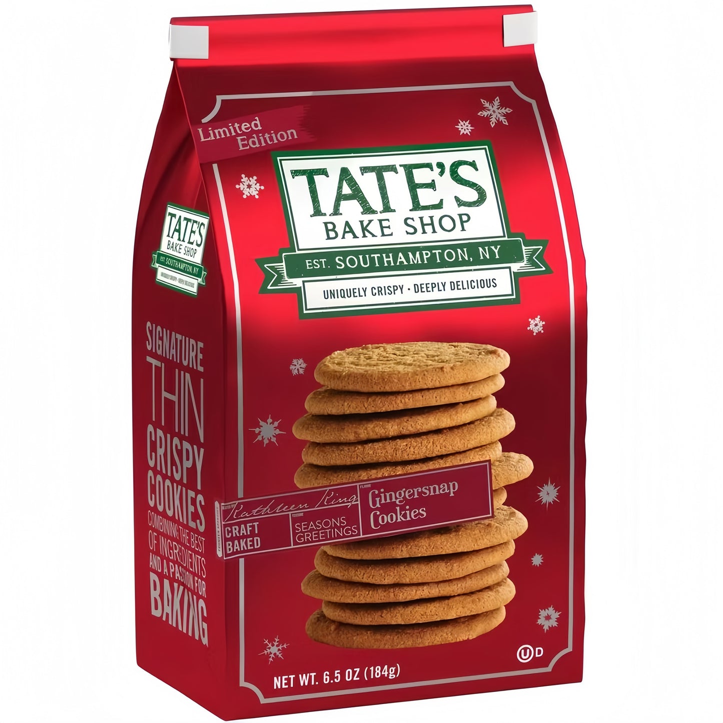 Tate’s Bake Shop Gingersnap Cookies (184g)