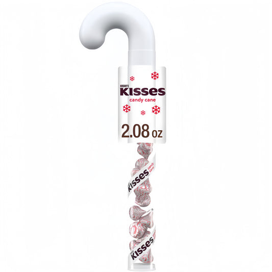 Hershey's Kisses Candy Cane Filled Candy Cane (58g)