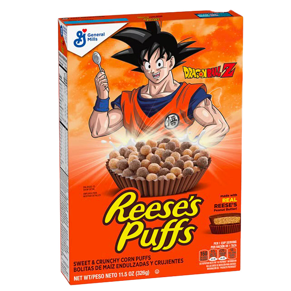 Reeses Puffs Dragonball Z Cereal