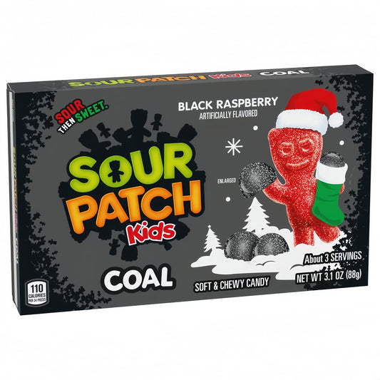 Sour Patch Kids Coal Black Raspberry Theatre Box (88g)