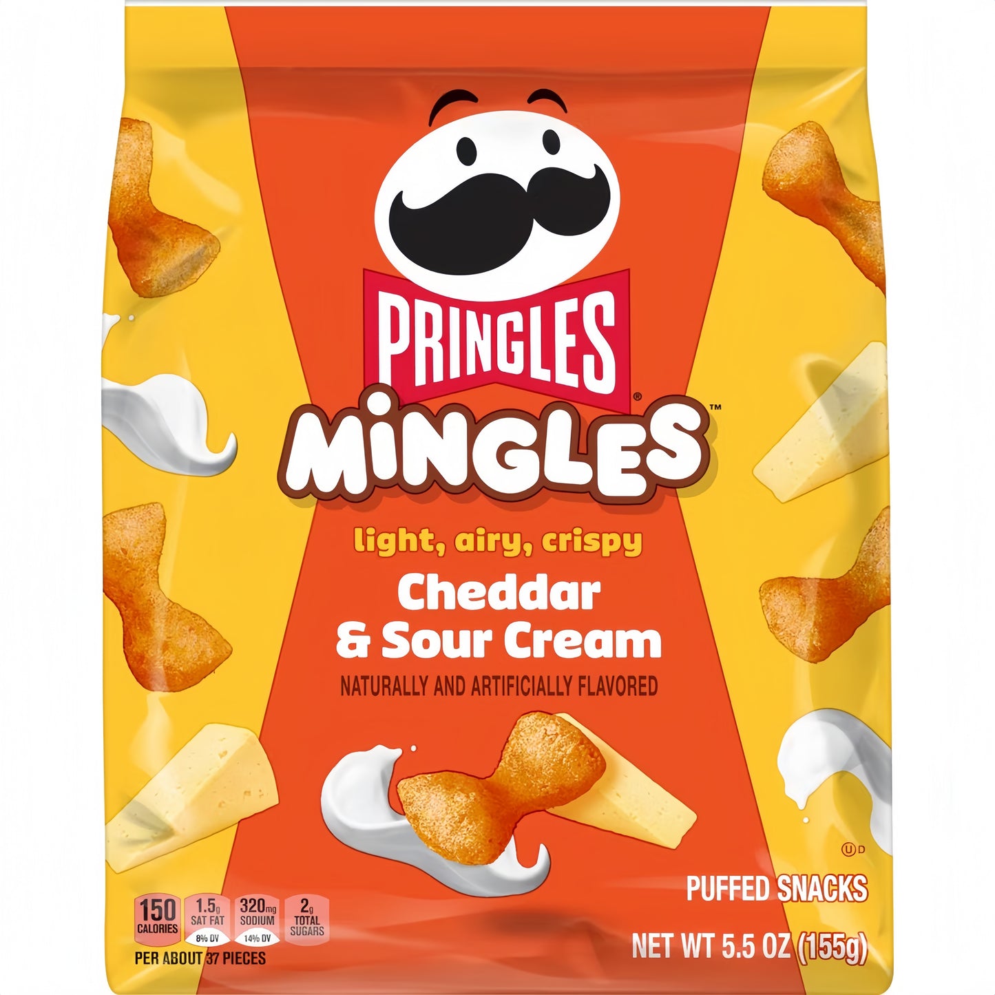 Pringles Mingles Cheddar & Sour Cream (155g)