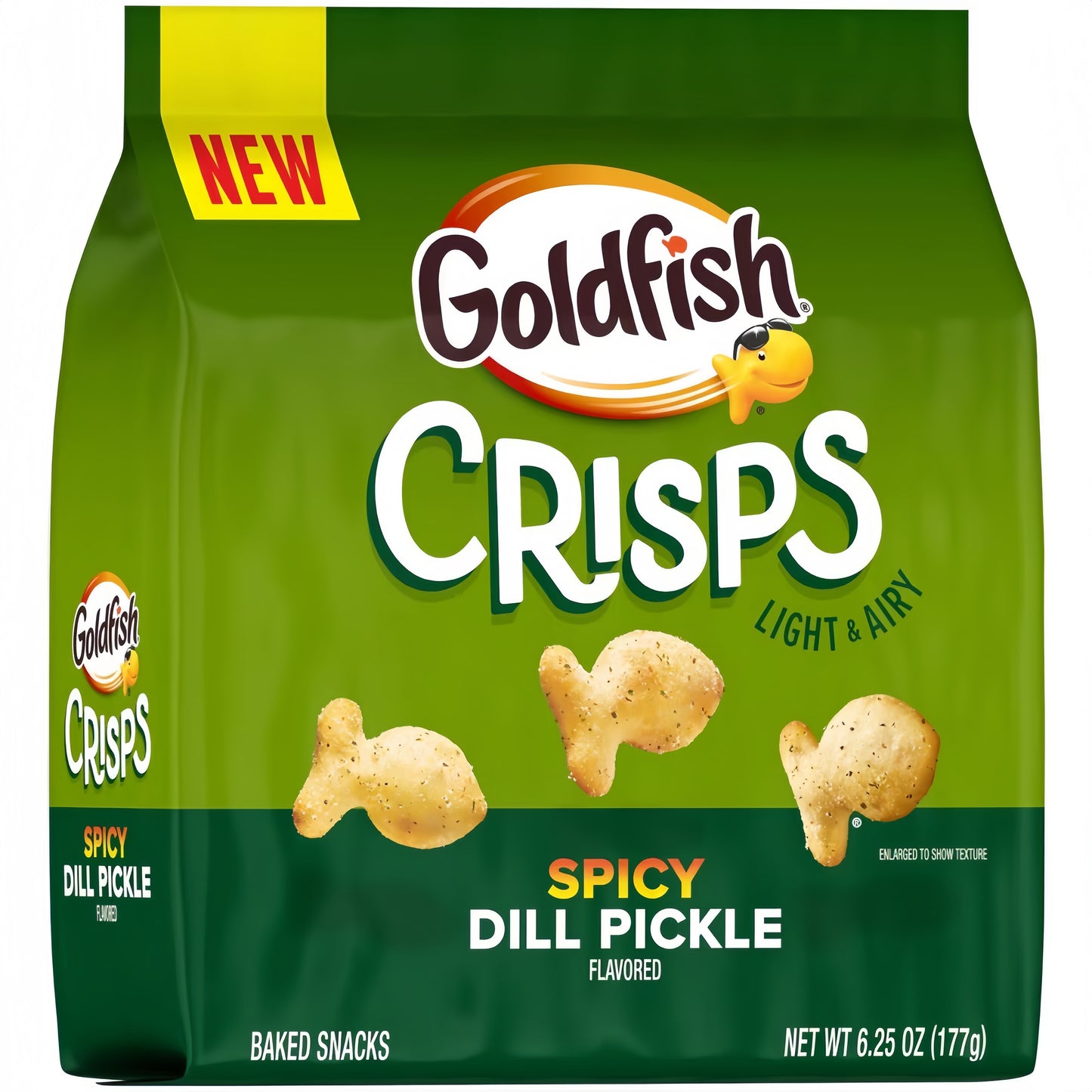 Goldfish Crisps Spicy Dill Pickle (177g)