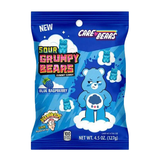 Warheads Blue Raspberry Grumpy Bears