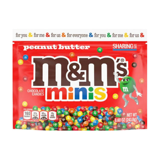 M&M Peanut Butter Minis Share Size 243g