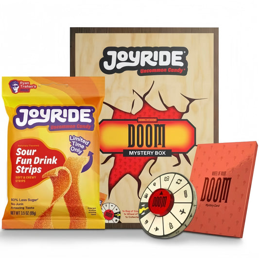 Joyride Wheel of Doom Mystery Box Sour Strips (99g)