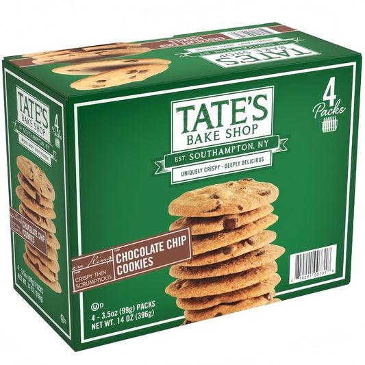 Tate’s Bake Shop Chocolate Chip Cookies 4 Pack (396g)