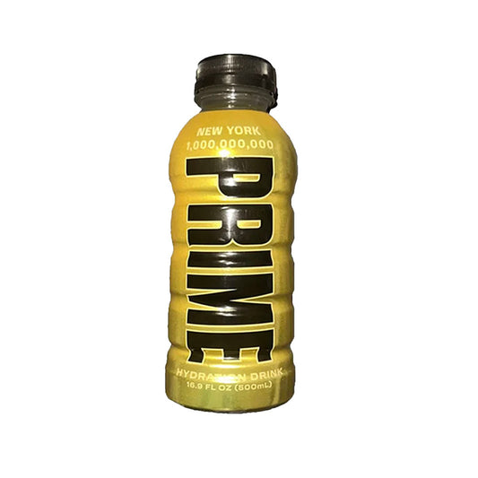 Prime Hydration Golden New York Bottle