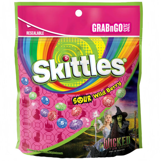Skittles Wicked Sour Wild Berry Bag (204g)