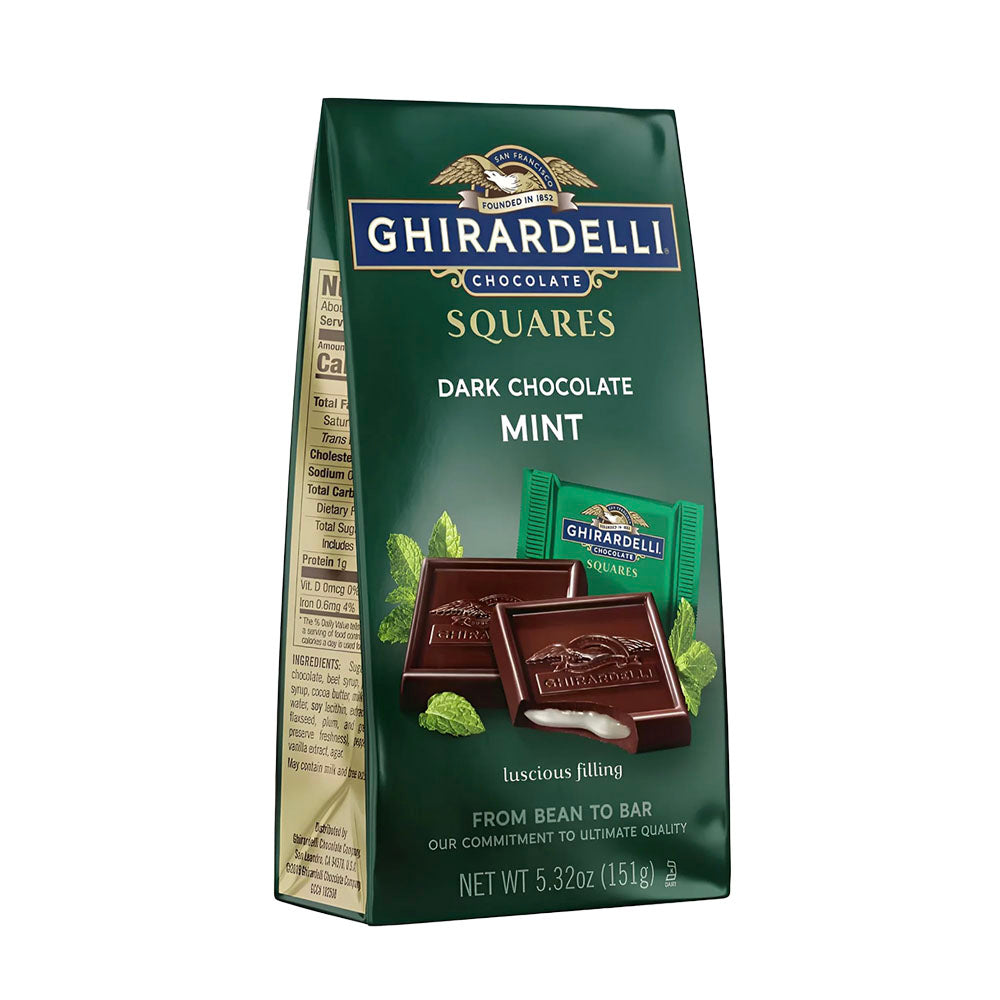 Ghirardelli Squares Dark Chocolate Mint (151g)