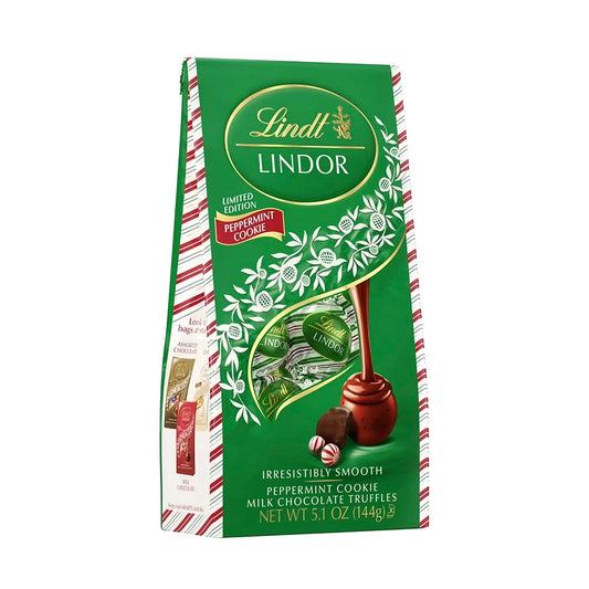 Lindt Lindor Peppermint Cookie Truffles Limited Edition (144g)