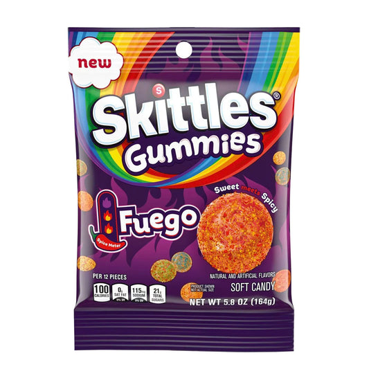 Skittles Gummies Fuego Bag (164g)