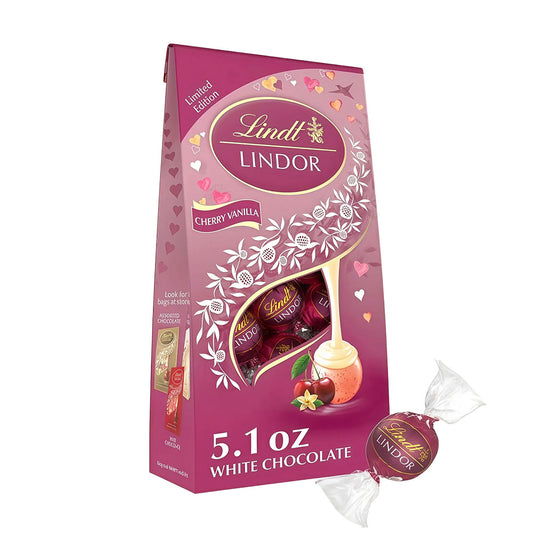 Lindt Lindor Cherry Vanilla Truffles Limited Edition (144g)