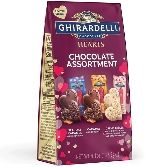 Ghirardelli Hearts Chocolate Assortment (117g)