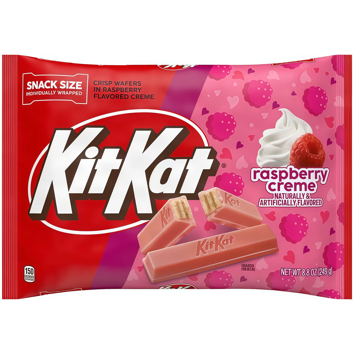 Kit Kat Raspberry Creme Snack Size (249g) – Candy Craze