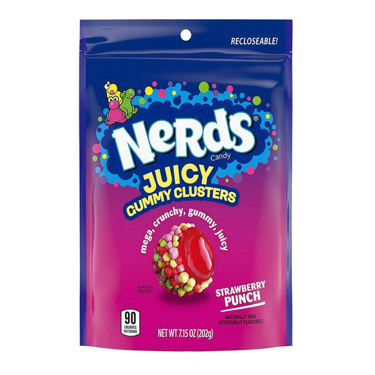 Nerds Juicy Gummy Clusters Strawberry Punch (202g)