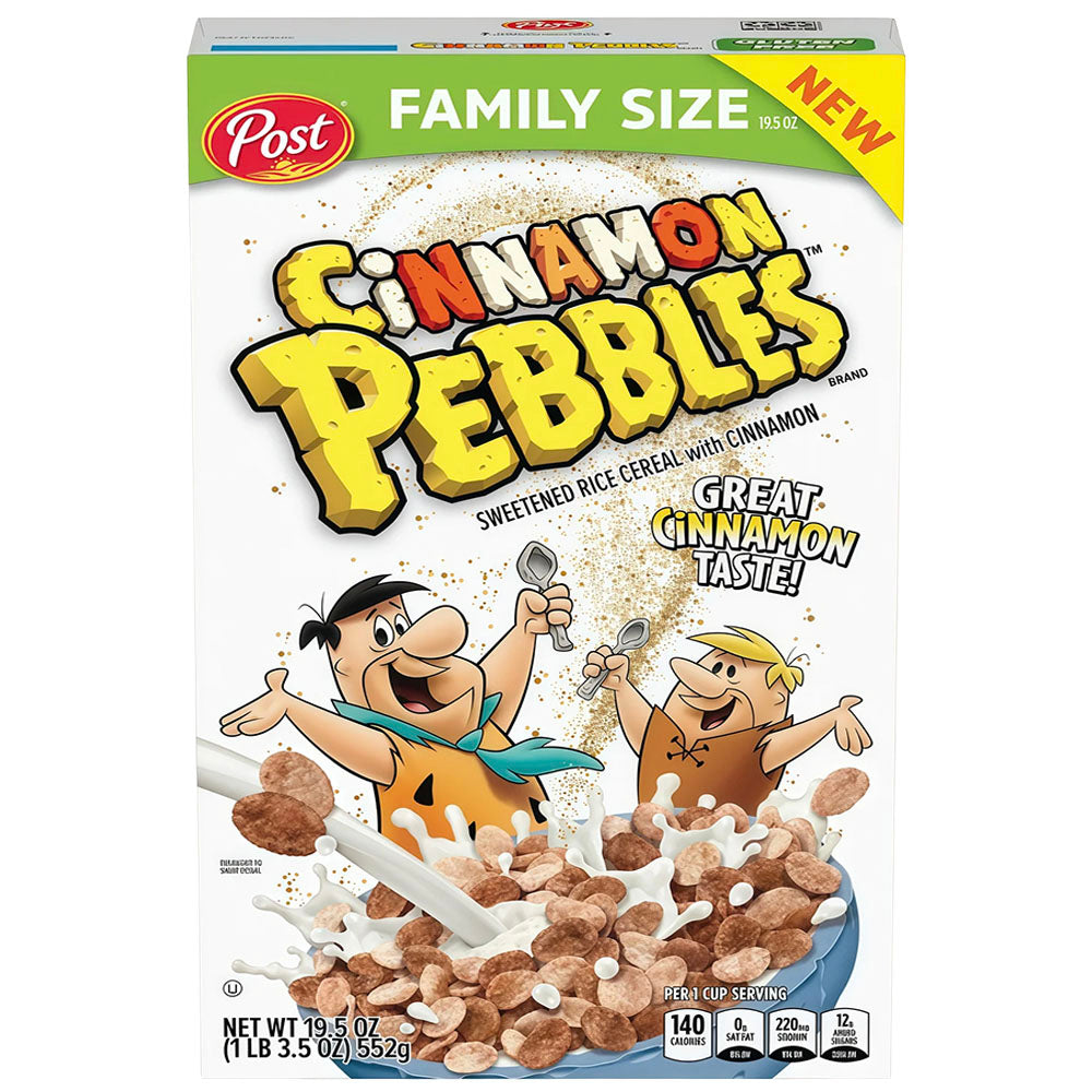 Cinnamon Pebbles Family Size Cereal (552g)