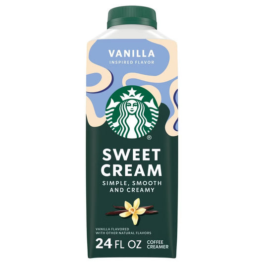 Starbucks Sweet Cream Vanilla Creamer (24oz)