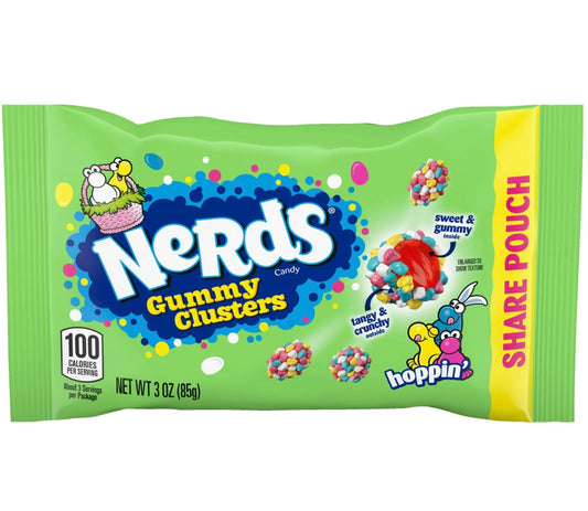 Nerds Gummy Clusters Hoppin’ Share Pouch (85g)