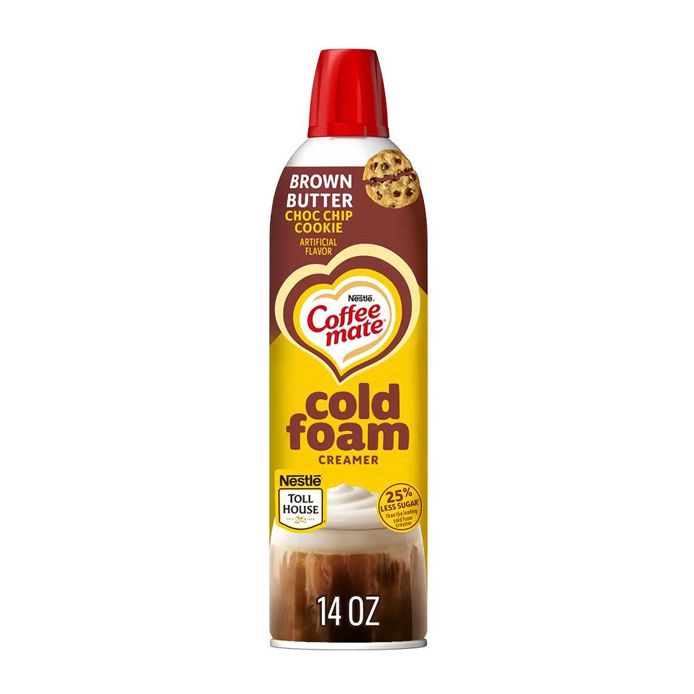 Coffee Mate Cold Foam Brown Butter Chocolate Chip Cookie Creamer (14oz)