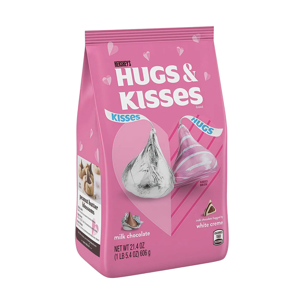 Hershey's Kisses Milk Chocolate & Hugs White Crème (606g)