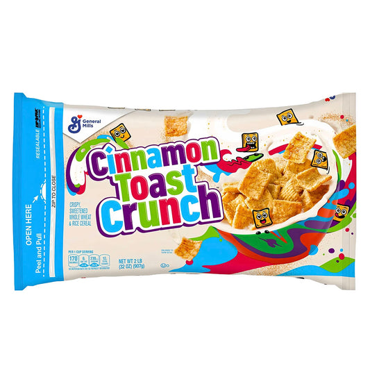 Cinnamon Toast Crunch Resealable Bag Cereal (907g)